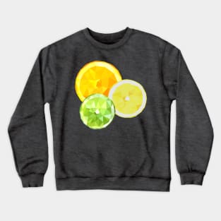 Citrus Splash Crewneck Sweatshirt